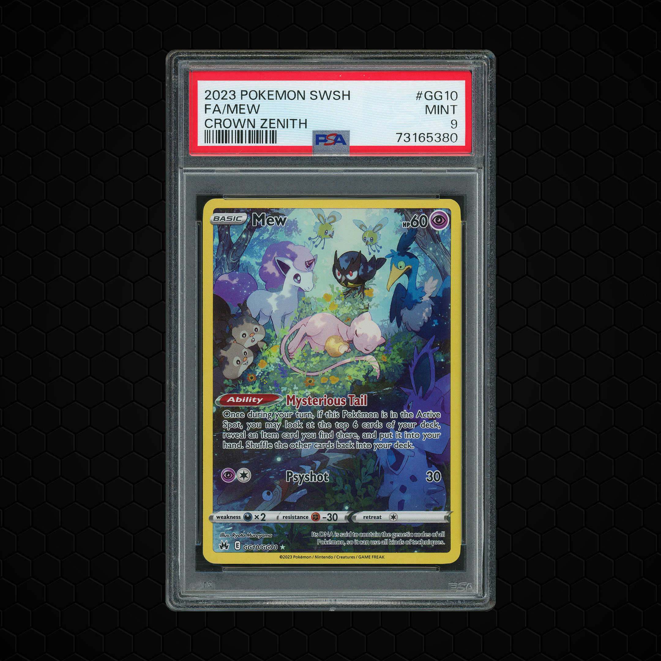 2023 Crown Zenith Mew #GG10 PSA 9
