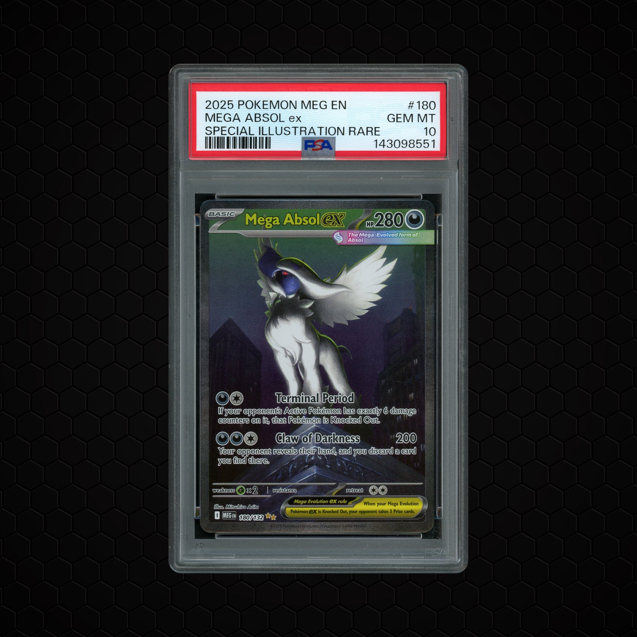 2025 Mega Evolution Mega Absol EX #180 PSA 10