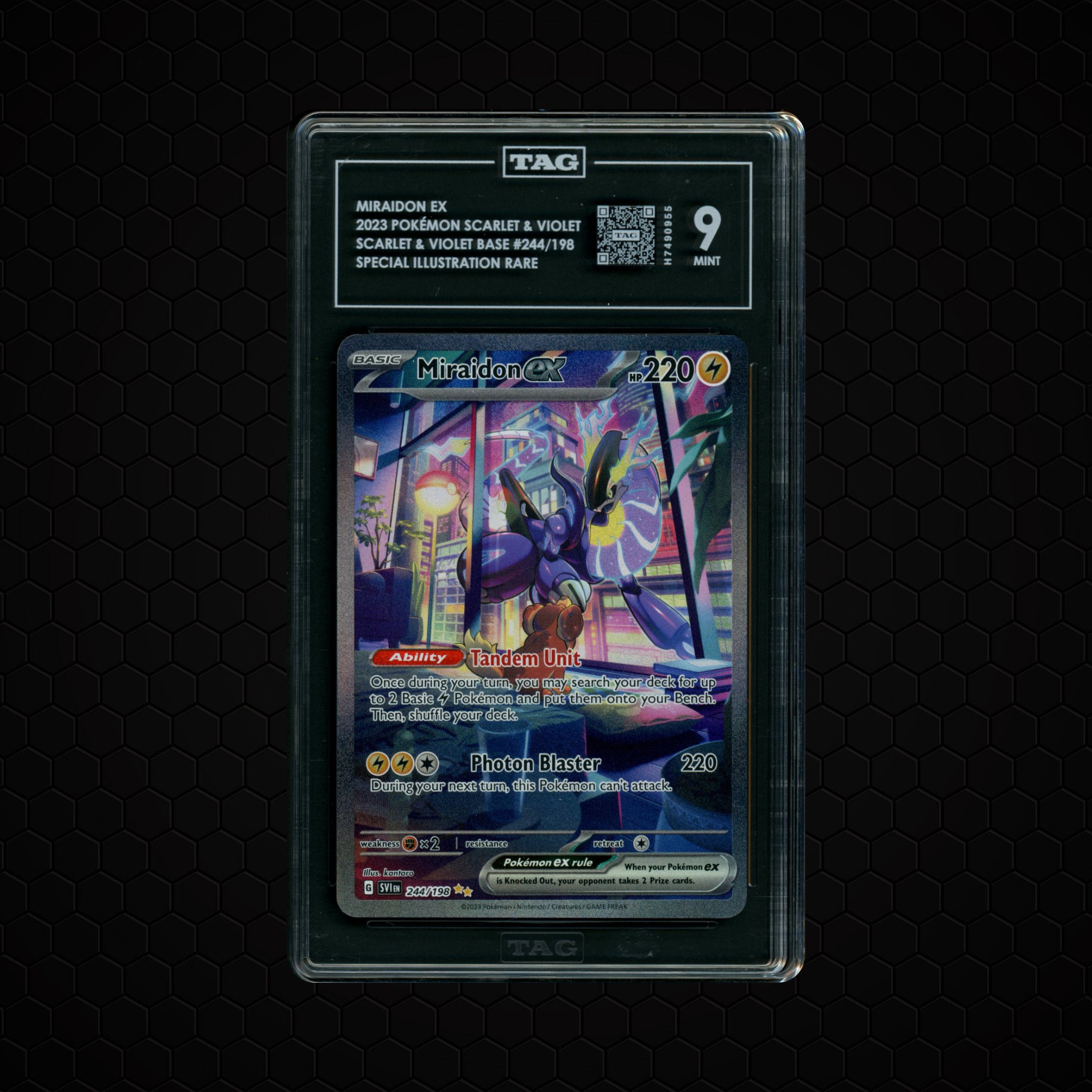 2023 Scarlet & Violet Miraidon EX #244 TAG 9