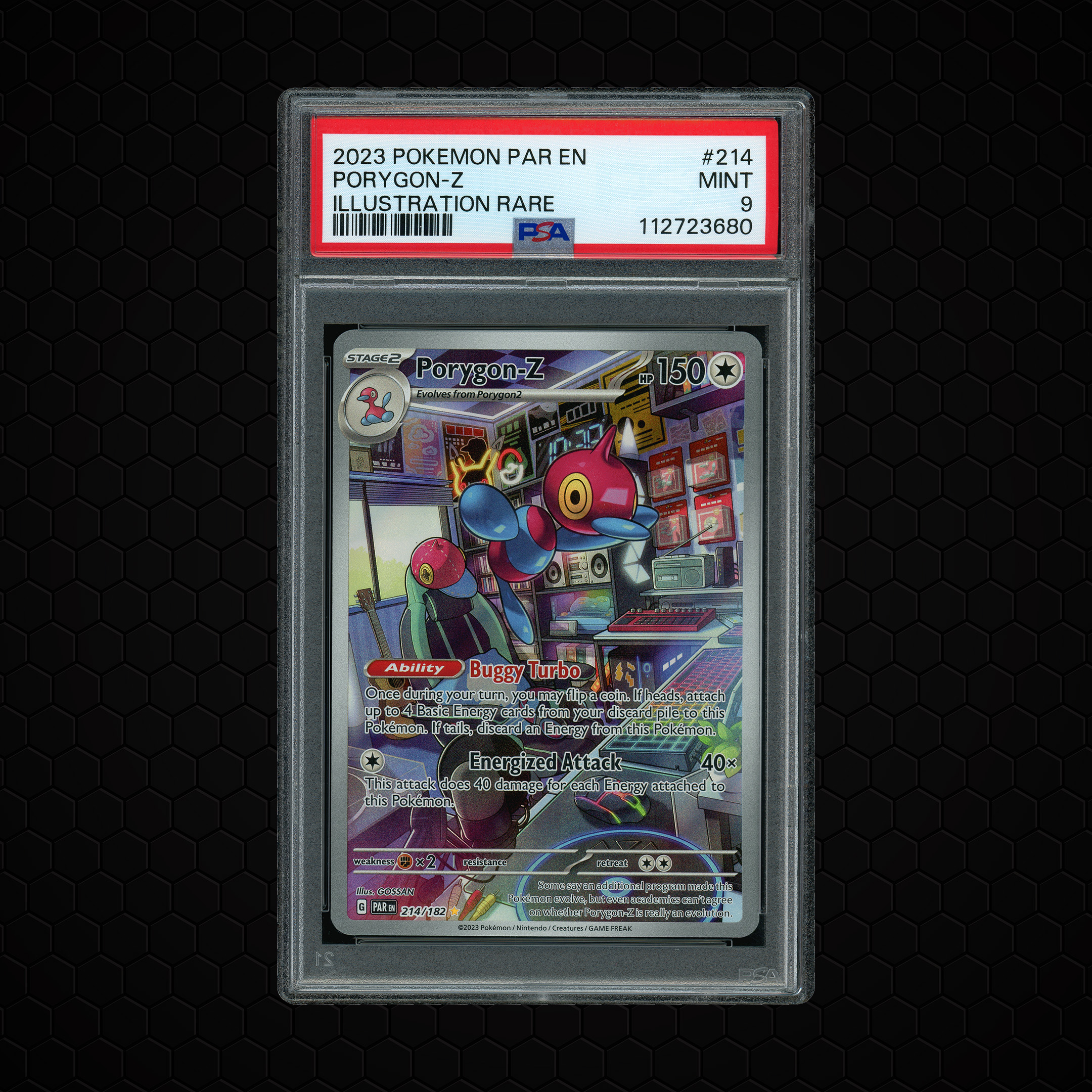 2023 Paradox Rift Porygon-Z #214 PSA 9