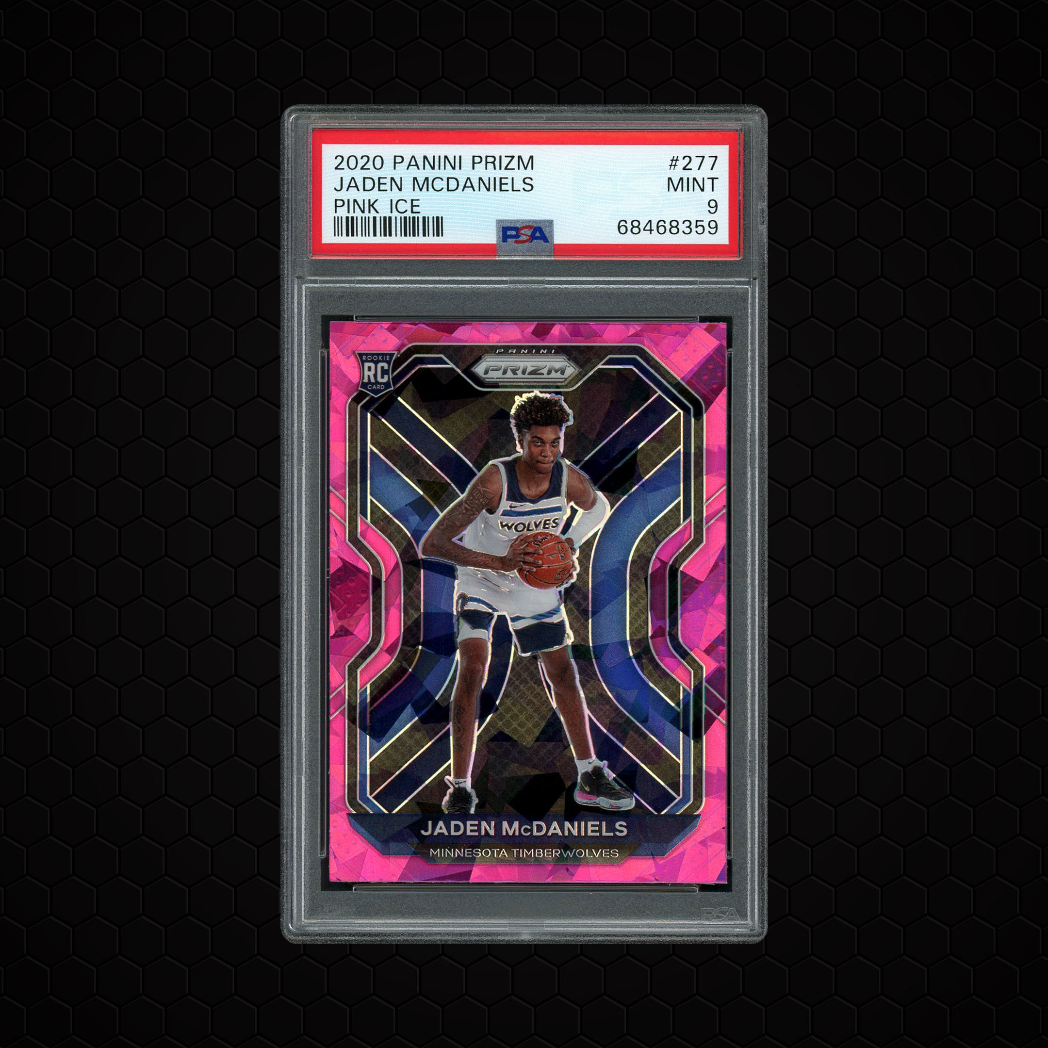 2020 Panini Prizm Jaden McDaniels #277 PSA 9