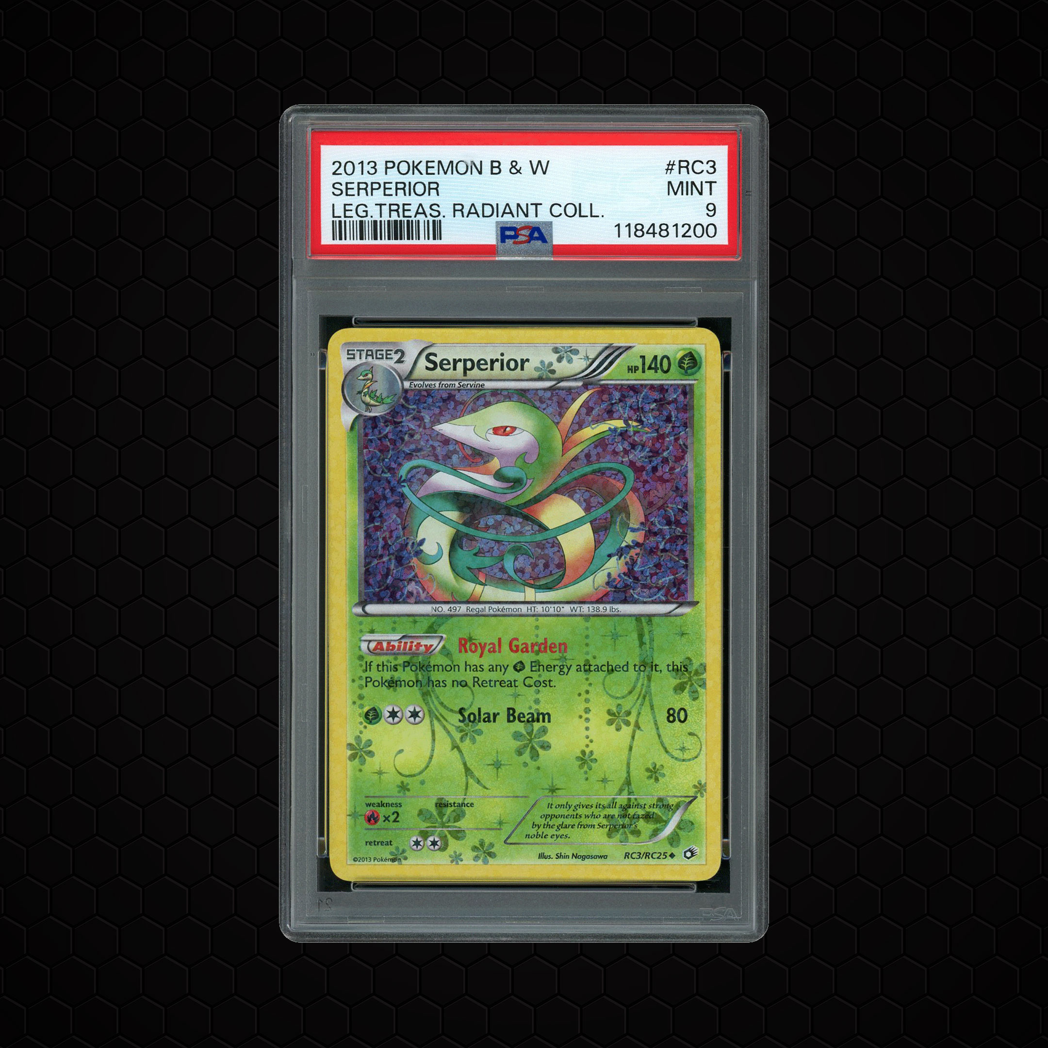 2013 Legendary Treasures Serperior #RC3 PSA 9