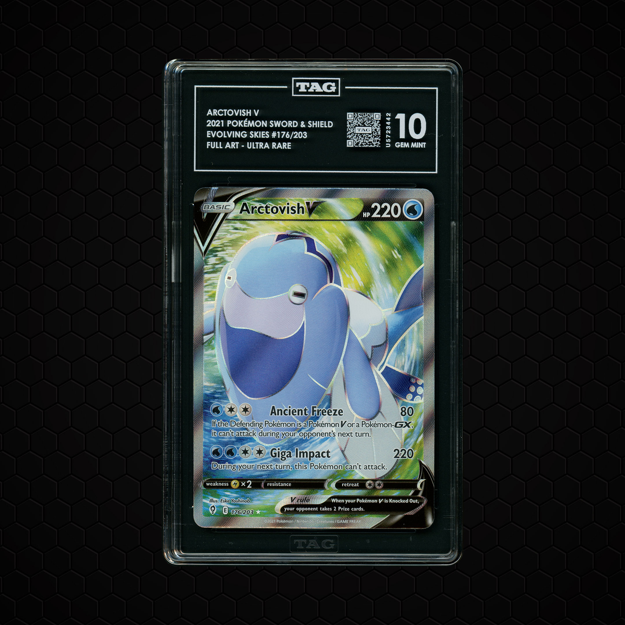 2021 Evolving Skies Arctovish V #176 TAG 10